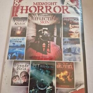 Brand new Factory Sealed Midnight Horror 8 movies Thriller
